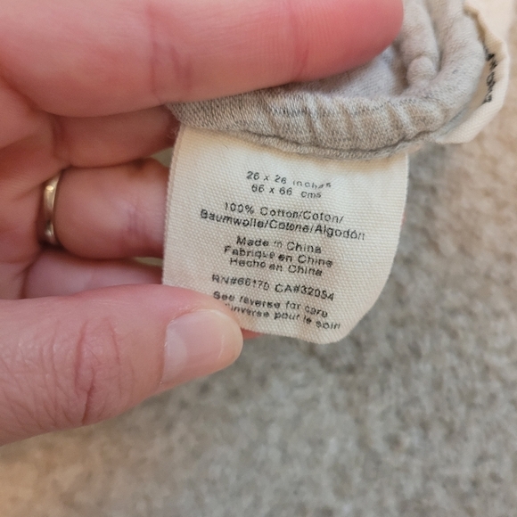 Anthropologie Textured Cheveron Grey Sham - Picture 7 of 9